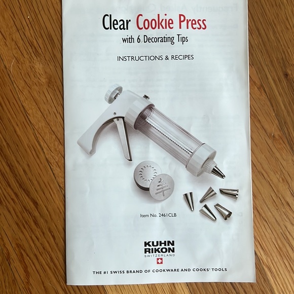 Crate & Barrel cookie Press & decorating set - Picture 2 of 4